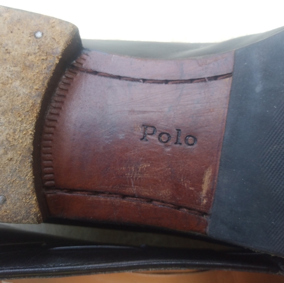 Ralph Lauren Mens Italy Tassel Black Slipon Loafer Size 8.5D (0001) - Picture 2 of 10